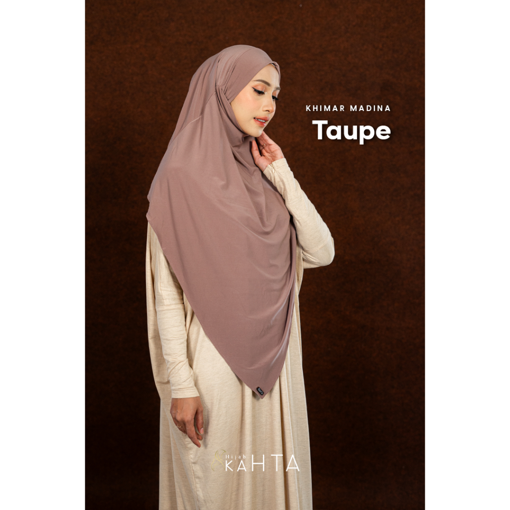 Kahtahijab French Khimar Madina Umroh Haji Syari Instan Hijab Cadar Niqab Jersey Adem Lebaran