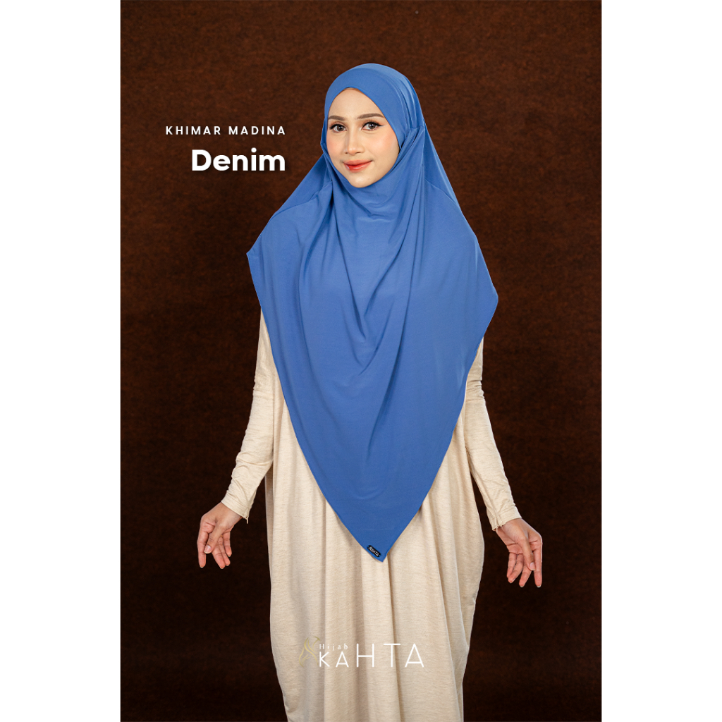 Kahtahijab French Khimar Madina Umroh Haji Syari Instan Hijab Cadar Niqab Jersey Adem Lebaran