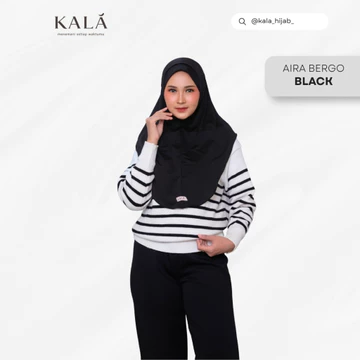 KALAHIJAB Aira Bergo All Size (SoftPad) Hijab Bergo Instan Breathable Spandex Hijab Daily Nyaman