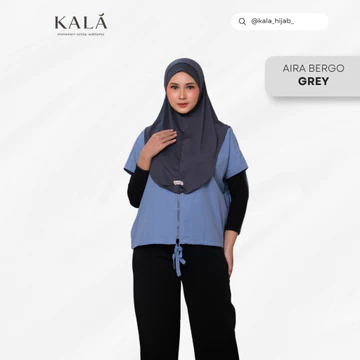 KALAHIJAB Aira Bergo All Size (SoftPad) Hijab Bergo Instan Breathable Spandex Hijab Daily Nyaman