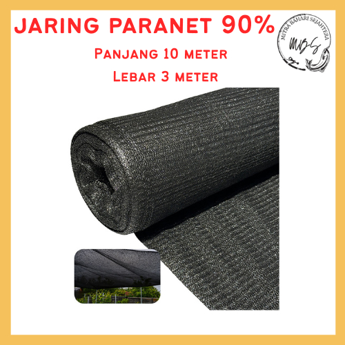MITRA BAHARI SEJAHTERA Jaring Paranet 90% | Eceran 10m x 3m | Grade A | Penutup Tanaman