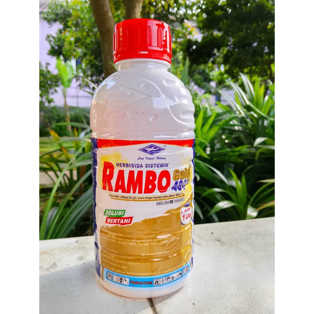 Jual Herbisisa Rambo Gold 1 Liter Racun Rumput Obat Pembasmi Gulma Liar ...