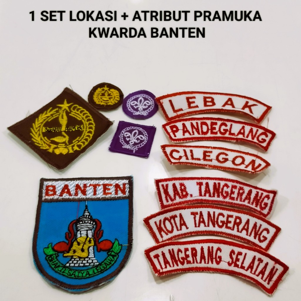 Jual 1 Set Lokasi Dan Atribut Pramuka Kwarta Banten Dengan Berbagai ...