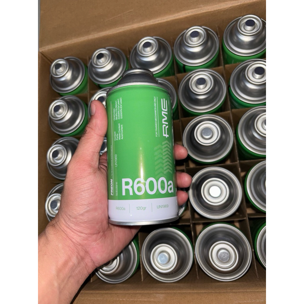 Jual FREON KULKAS / LEMARI PENDINGIN R600a RME 120GRAM | Shopee Indonesia