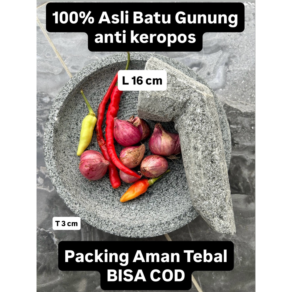 Jual Cobek Terlengkap & Harga Terbaru Agustus 2026 | Shopee Indonesia