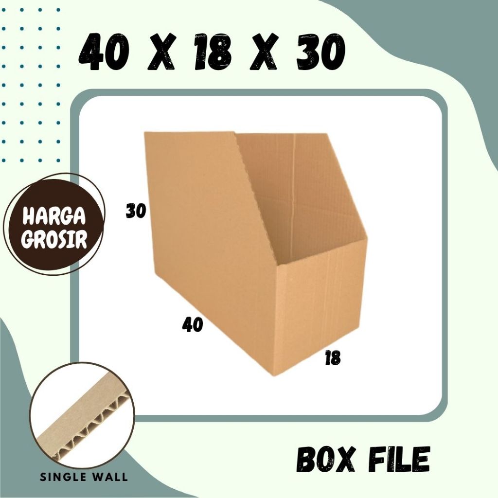 Jual Kardus File 40x18x30 Bondex Map Folder Map Bindex Partisi Box Bin ...