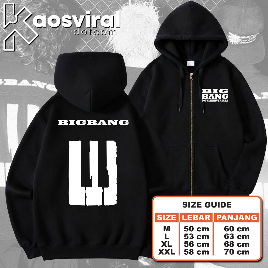 Jual Hoodie K-pop Bigbang 20th Anniversary - Jaket Sweater Distro