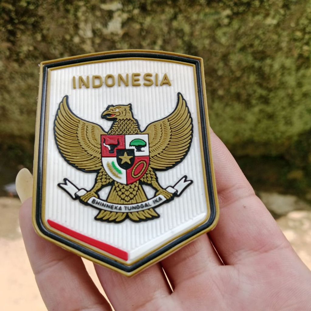 Jual logo garuda timnas 2026 patch rubber timbul 3D | Shopee Indonesia