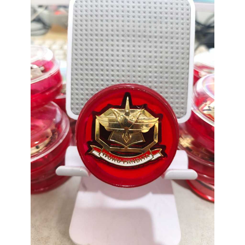 Jual pin roda brevet gadik/ pendidik polri sepuh emas peniti paku ...