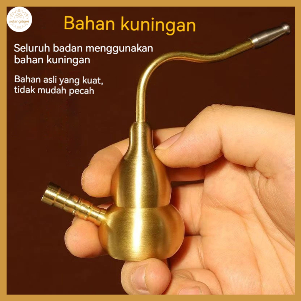[COD]Kerajinan Kuningan Kerajinan Labu Kecil Kerajinan Kuningan yang Dapat Dilepas dengan Desain Unik dan Detail Halus