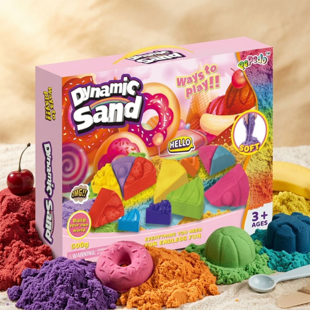 Jual Mainan Pasir Ajaib Magic Sand Dynamic Sand Cake Set HW21075917 ...