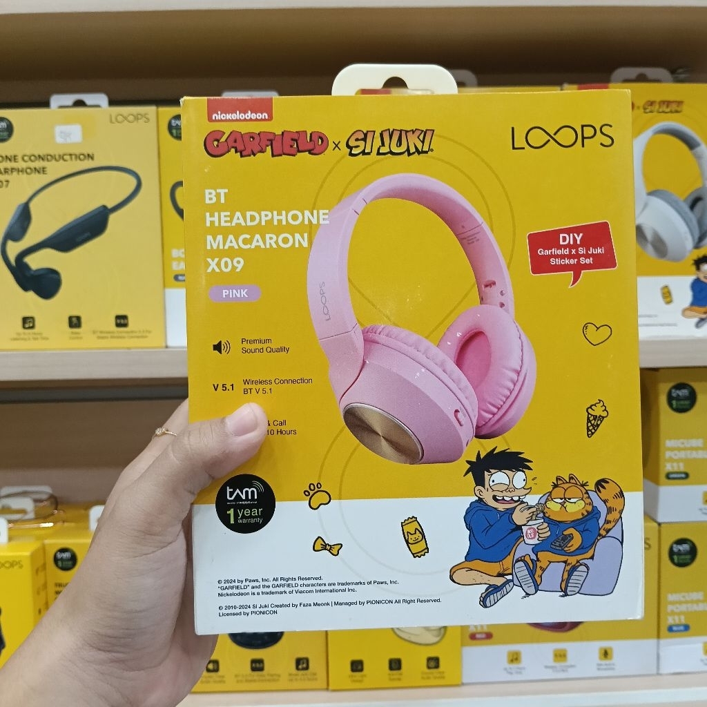 Jual LOOPS BT HEADPHONE MACRON X09 SECOND ORIGINAL | Shopee Indonesia