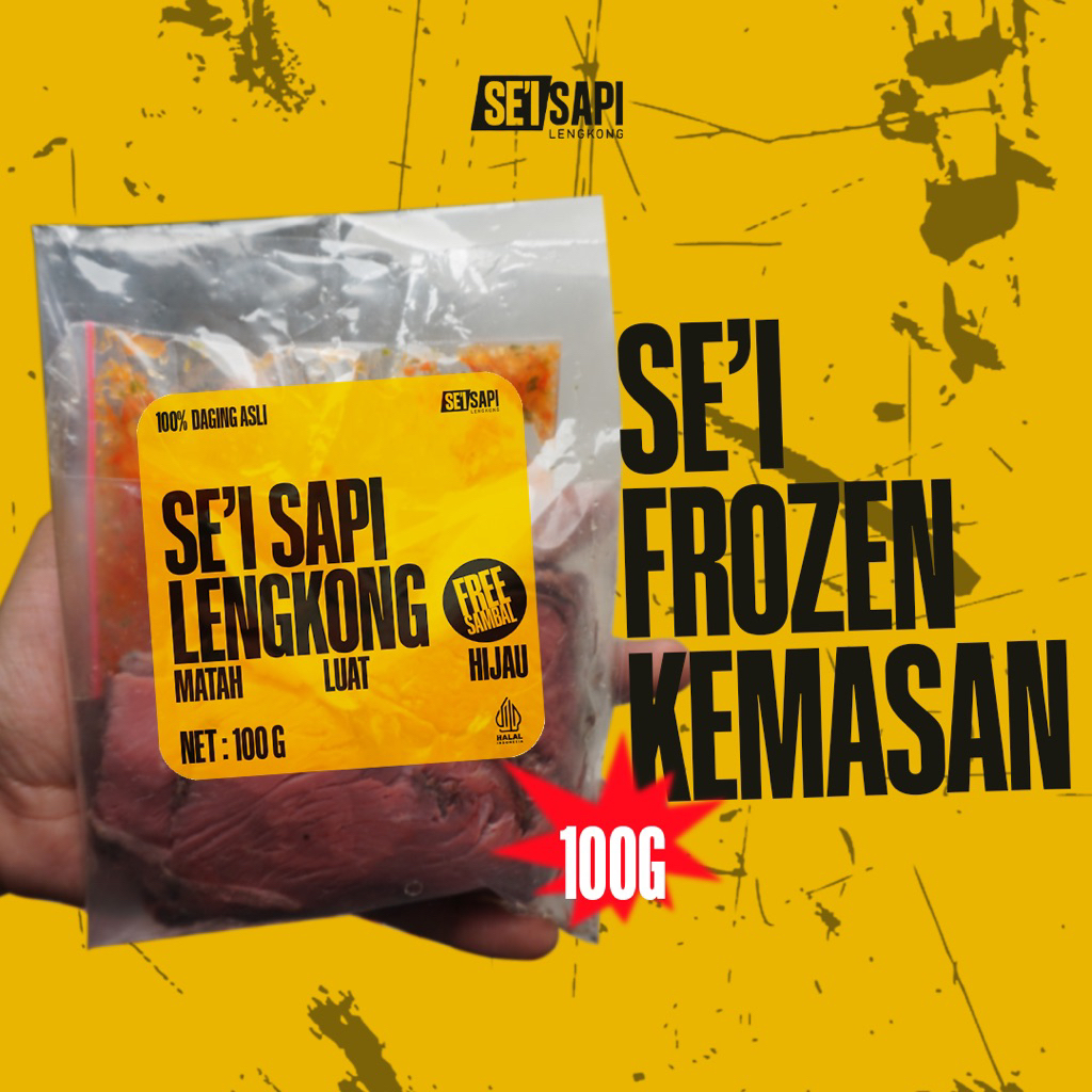 Jual Sei Lengkong Sei Sapi Frozen 100gr - Daging Sapi Asap Matang ...