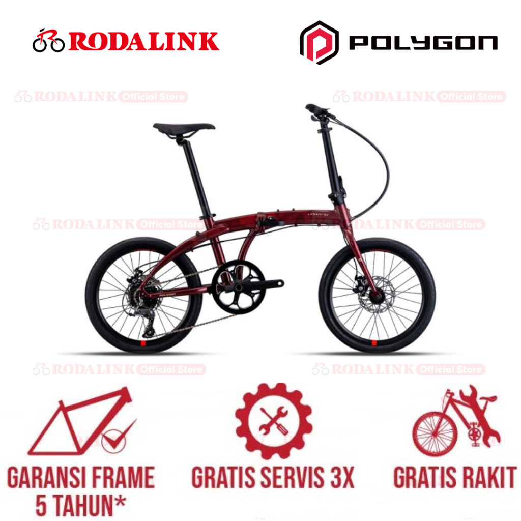 Polygon Sepeda Lipat Urbano 3 - Sepeda Lipat Ringan & Praktis untuk Mobilitas Harian | Folding Bike