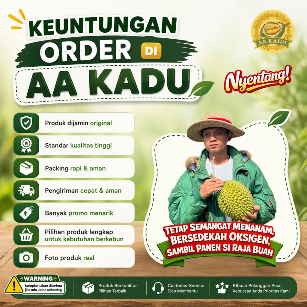 Keuntungan Order Bibit di AA Kadu Nyentang