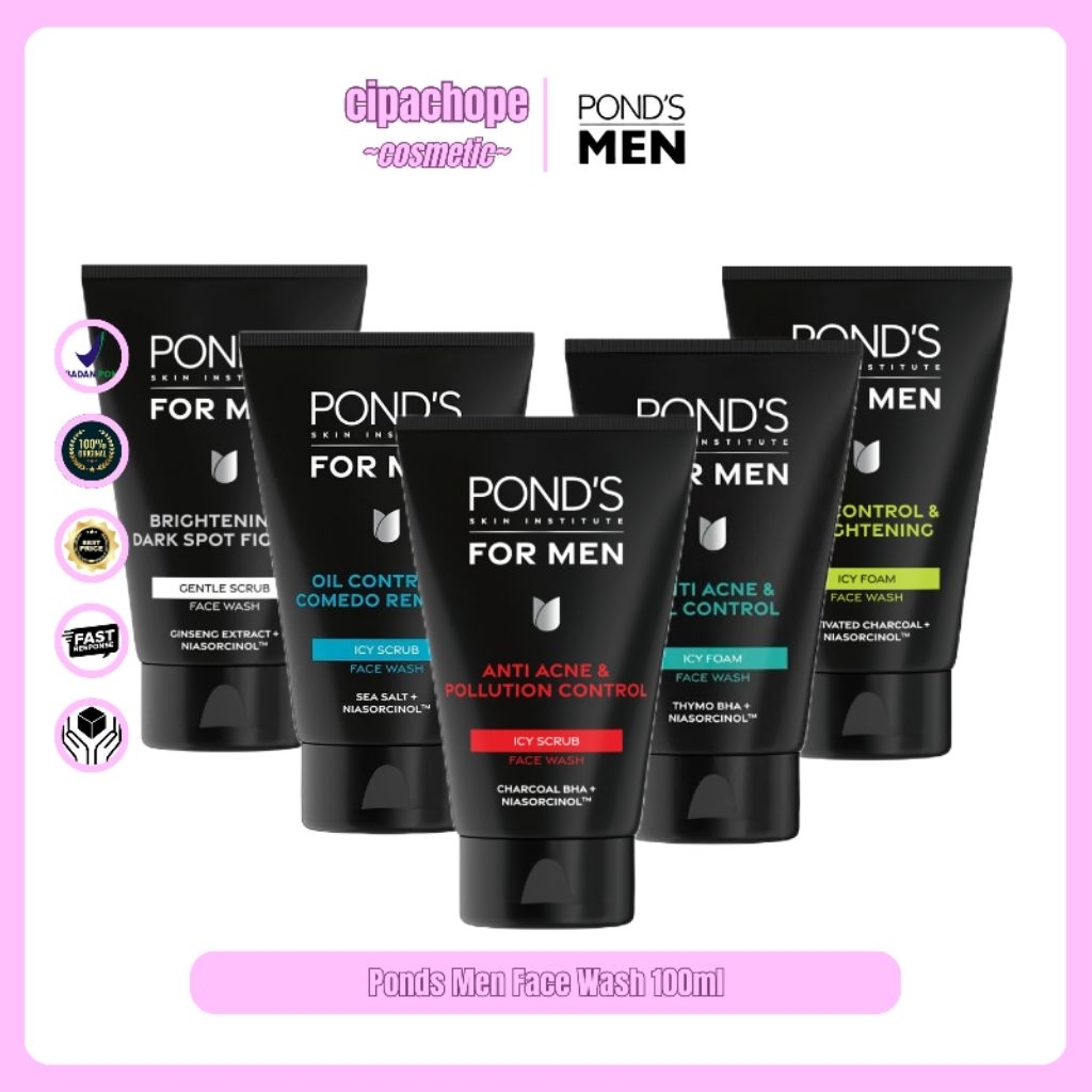 Jual Ponds Men Face Wash 100 g | Shopee Indonesia
