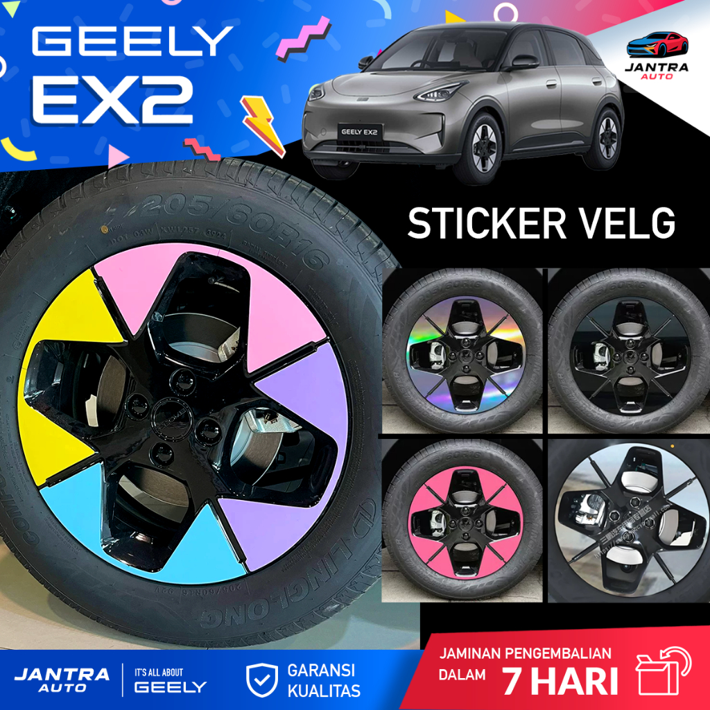 Jual GEELY EX2 Sticker Velg Stiker Delete Velg Bahan Vinyl | Shopee ...