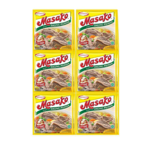 Jual 2 Renceng MASAKO 24 Sachet Penyedap Rasa Sapi dan Ayam 8,5gr Kaldu ...