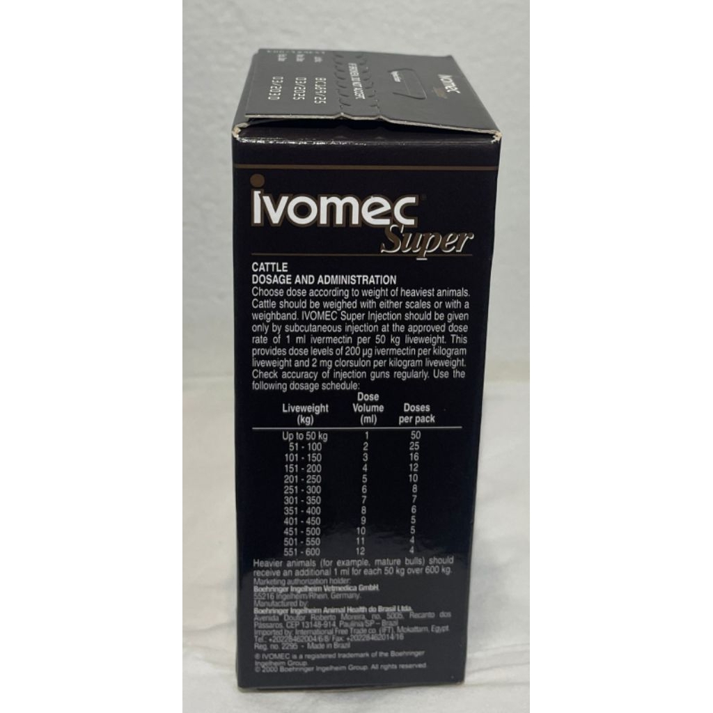 Jual Ivomec Injection 50 ml - Efektif Basmi Endoparasit & Ektoparasit ...