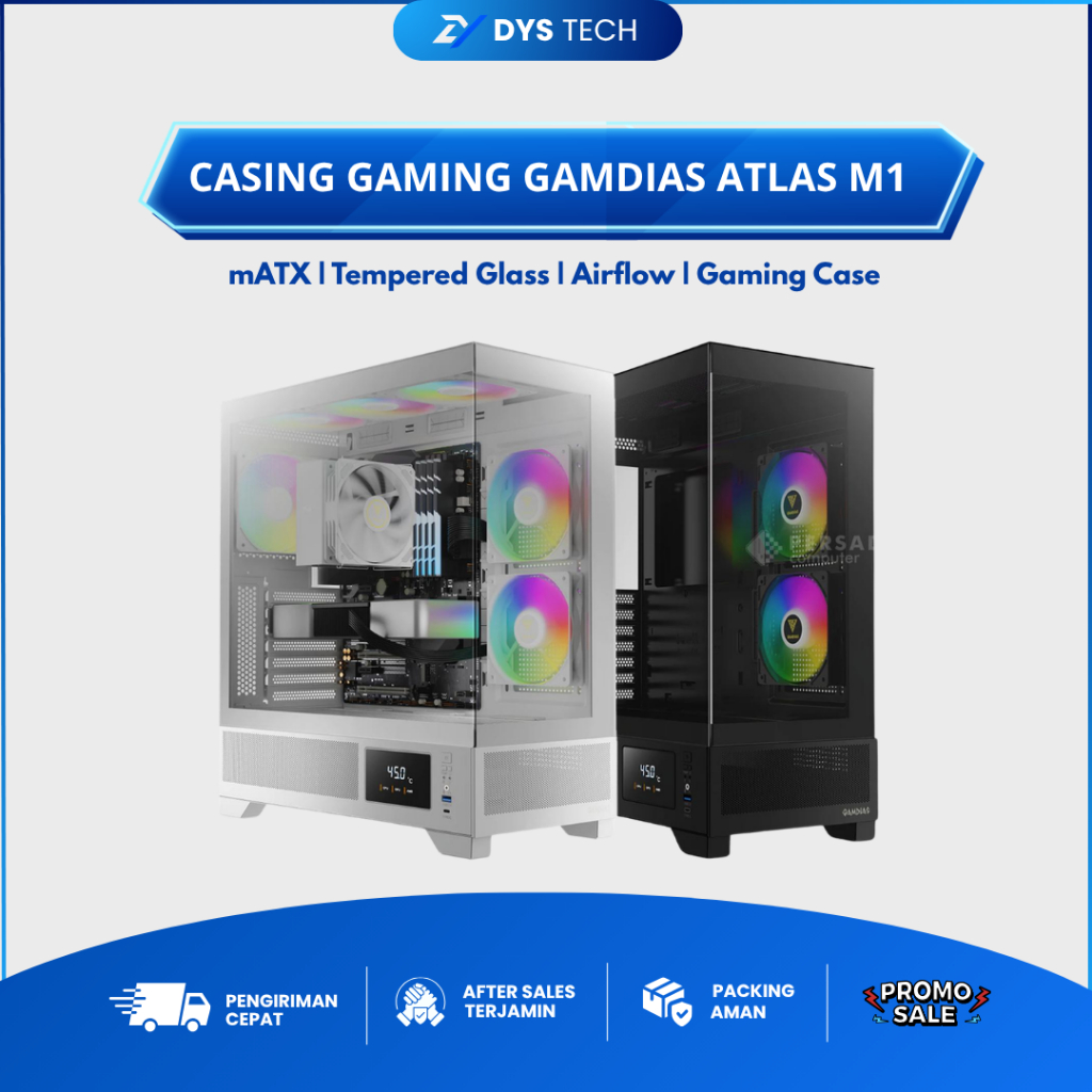 Jual CASING GAMING GAMDIAS ATLAS M1 | Shopee Indonesia