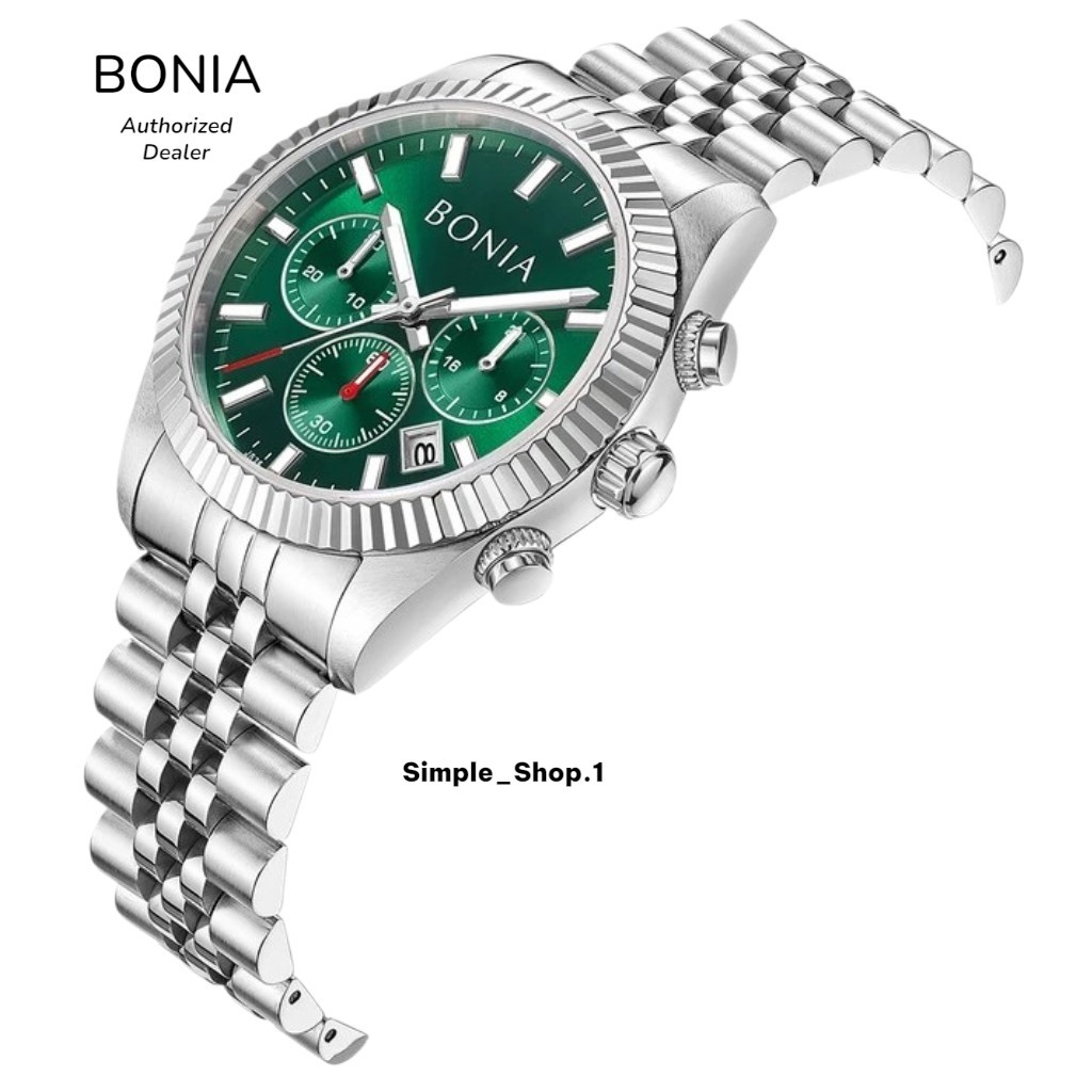 Jual Original 100%!! BONIA BNB10845 B10845 DM 40MM Chronograph Jam