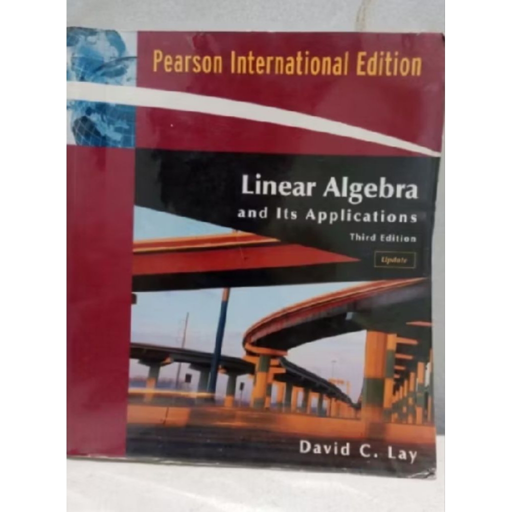 Jual Linear Algebra And Its Applications David C Lay | Shopee Indonesia