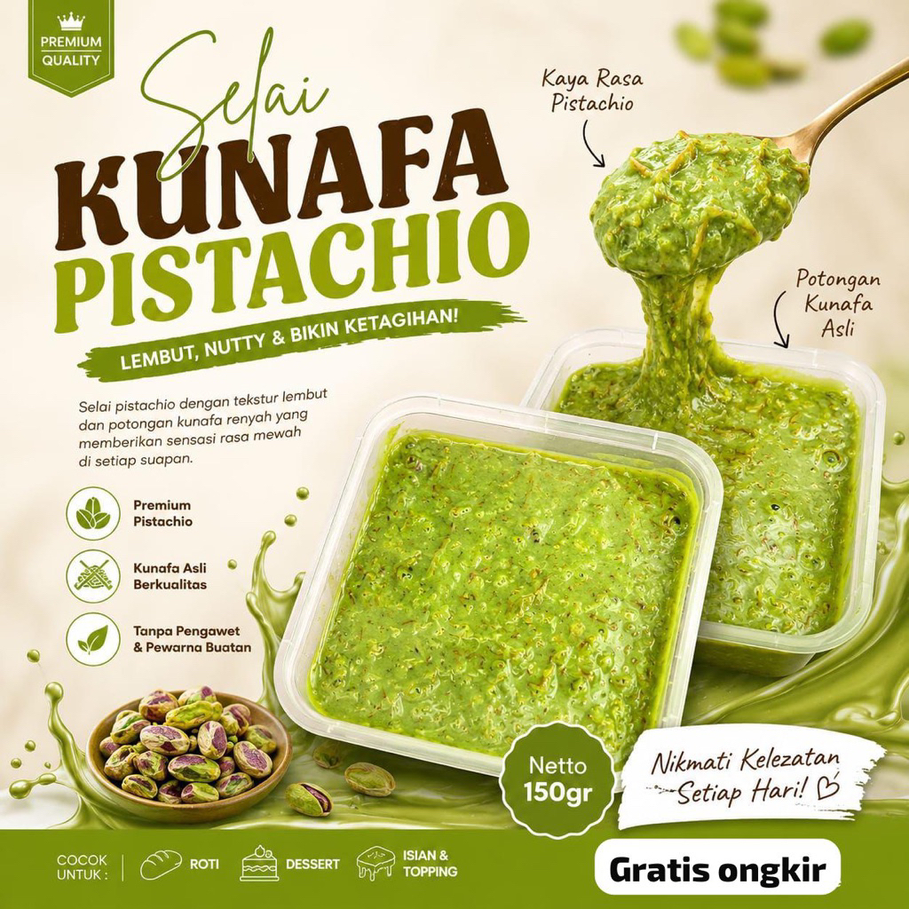 Jual Selai Pistachio Terlengkap & Harga Terbaru Juli 2026 | Shopee ...