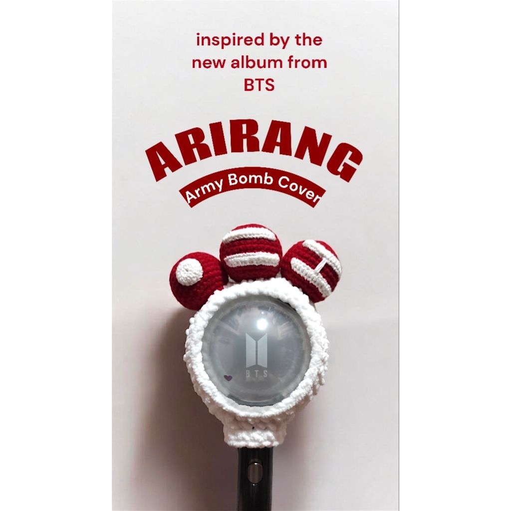 Jual Crochet Arirang Army Bomb Keyring Cover (ver.4)|lightstick keyring ...