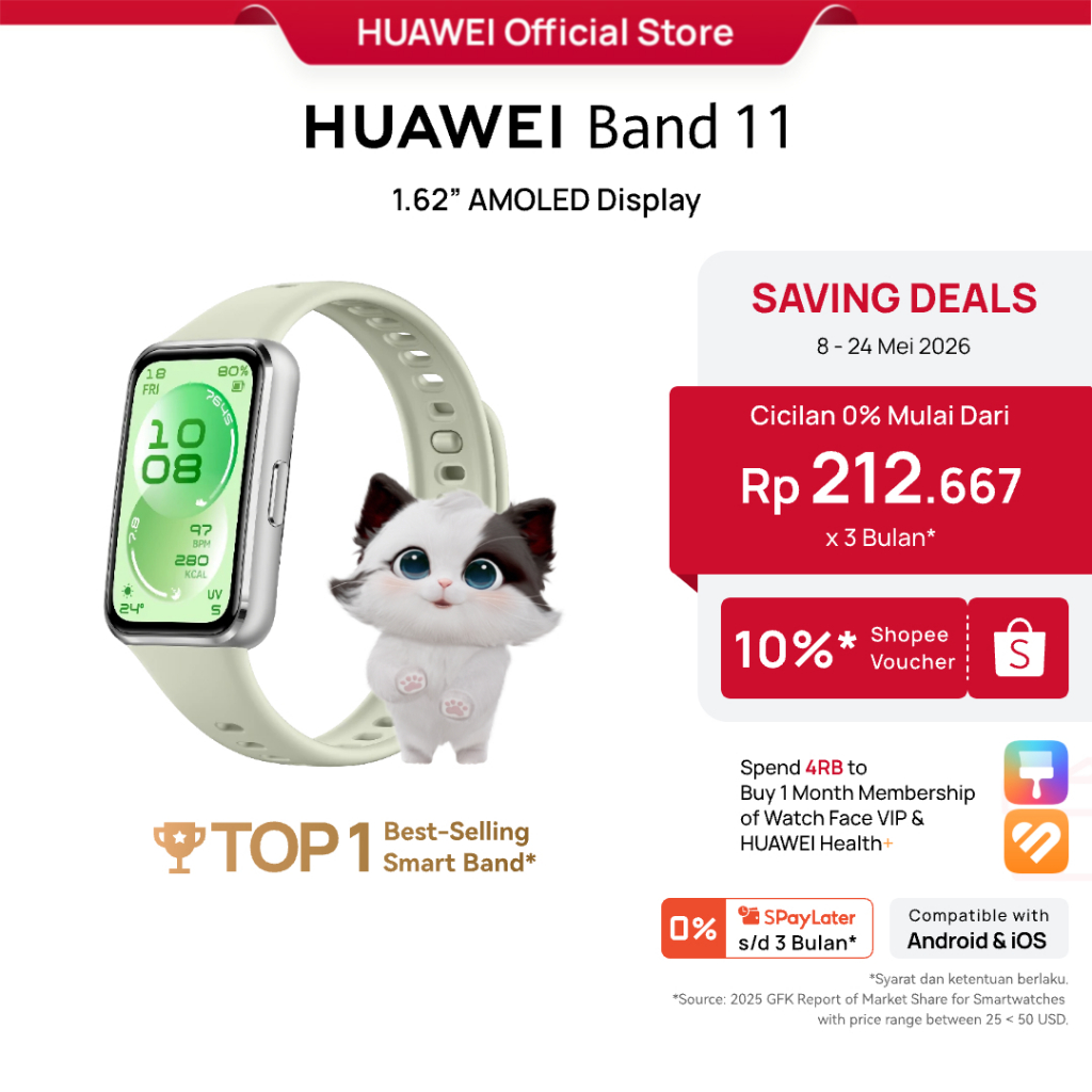 Huawei Band 11 Series | 1.62”amoled Display Enhanced Sleep Tracking Heart Health - foto 4