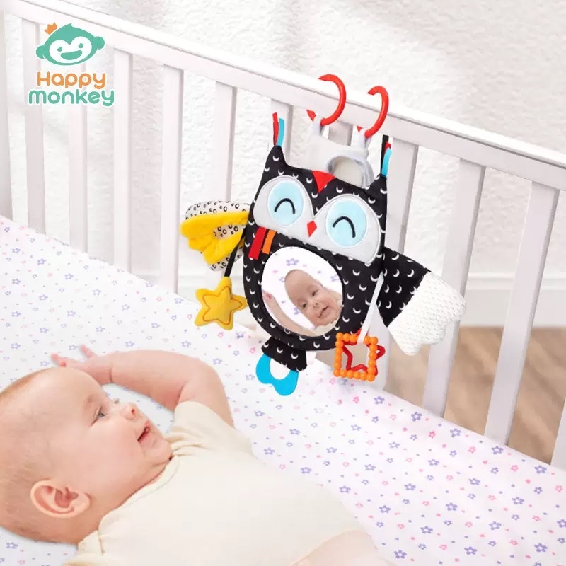 kaca spion jok bayi digunakan untuk tummy time lantai