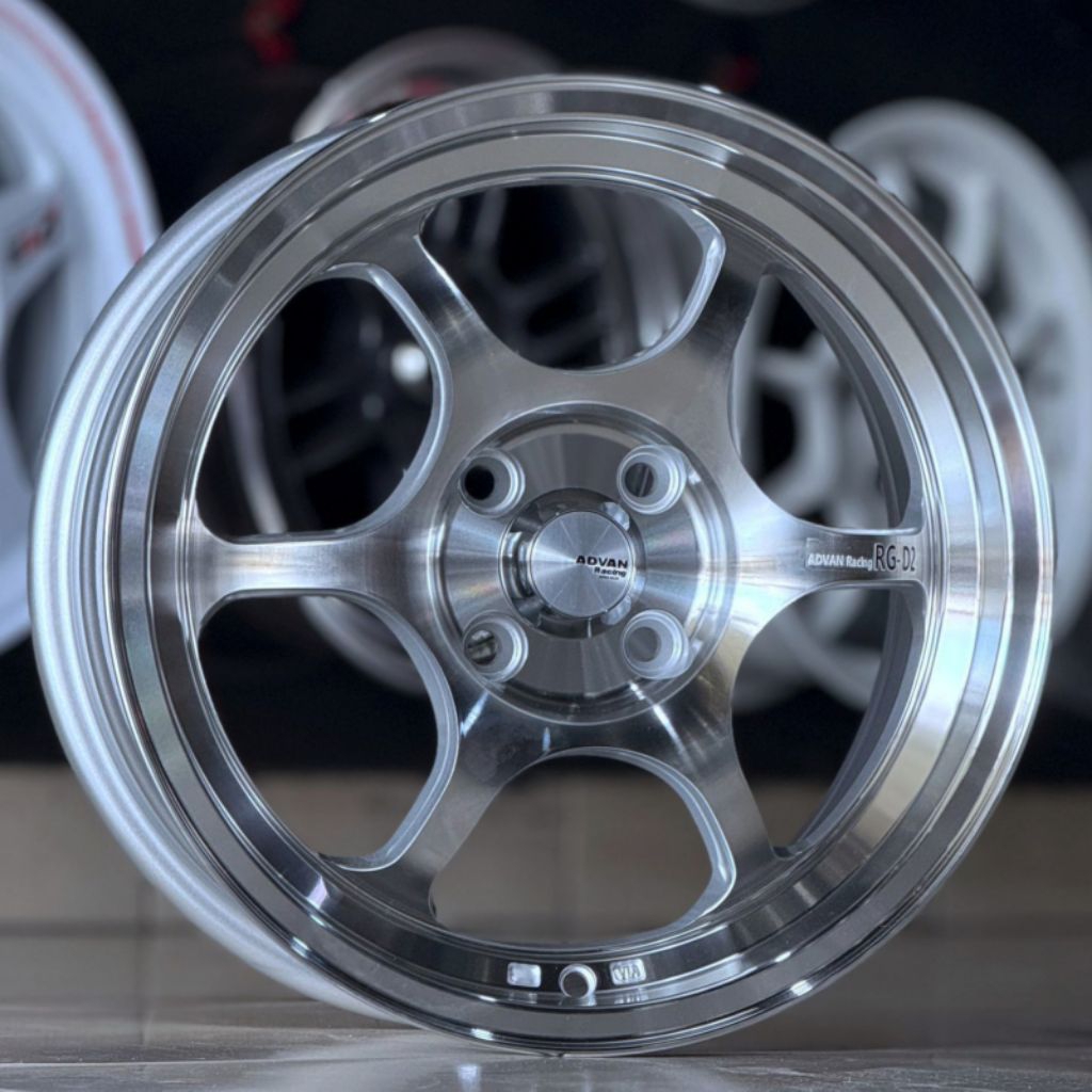 Jual velg ADVAN RG D2 YUSTA THAILAND r15 lebar 6,5 pcd 4x100 ET 42 ...