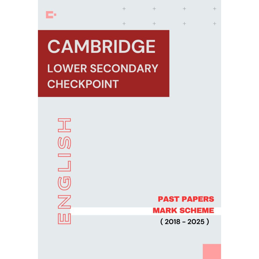 Jual Cambridge Lower Secondary Checkpoint Past Paper & Mark Scheme ...
