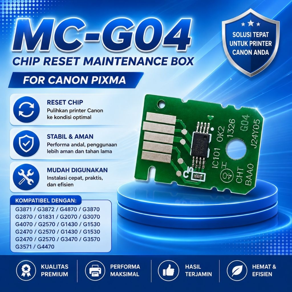 Jual MC-G04 Chip Reset Maintenance Box MC-G04 Canon PIXMA Can PIXMA ...