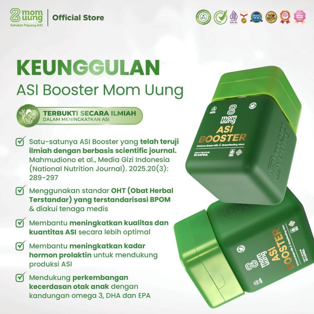 Jual Mom Uung Paket ASI 2,6x ASI Lebih Deras - ASI Booster 30 Kapsul ...