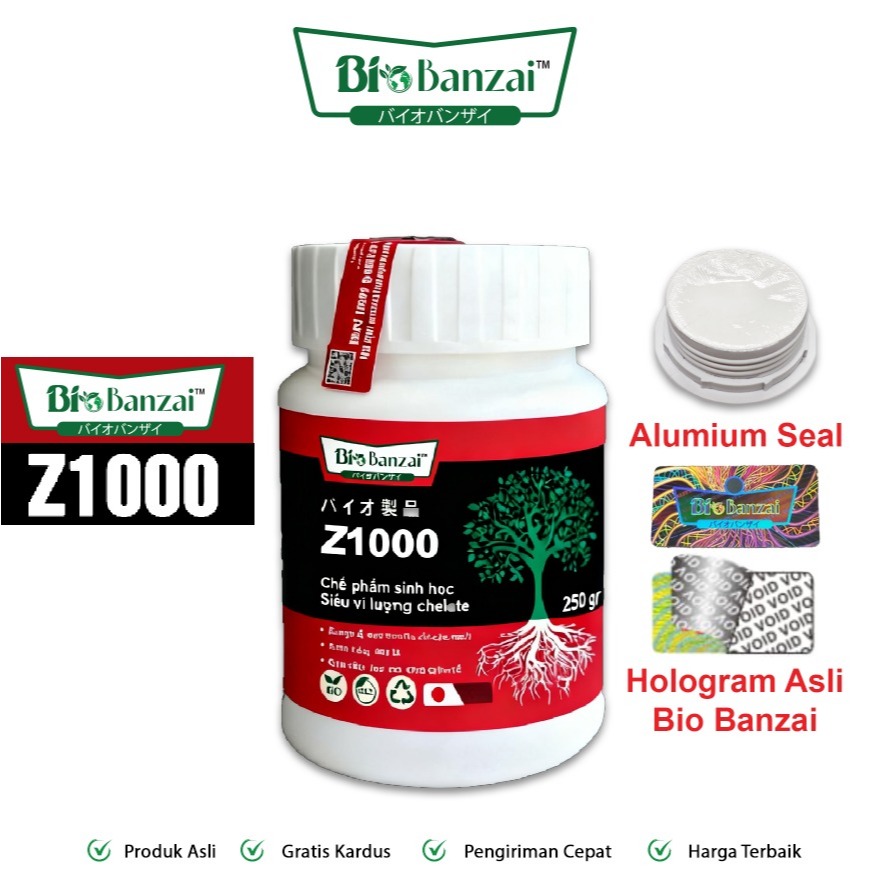 Pupuk Bio banzai Z1000original jepang pupuk organik pertumbuhan akar tunas bunga dan buah