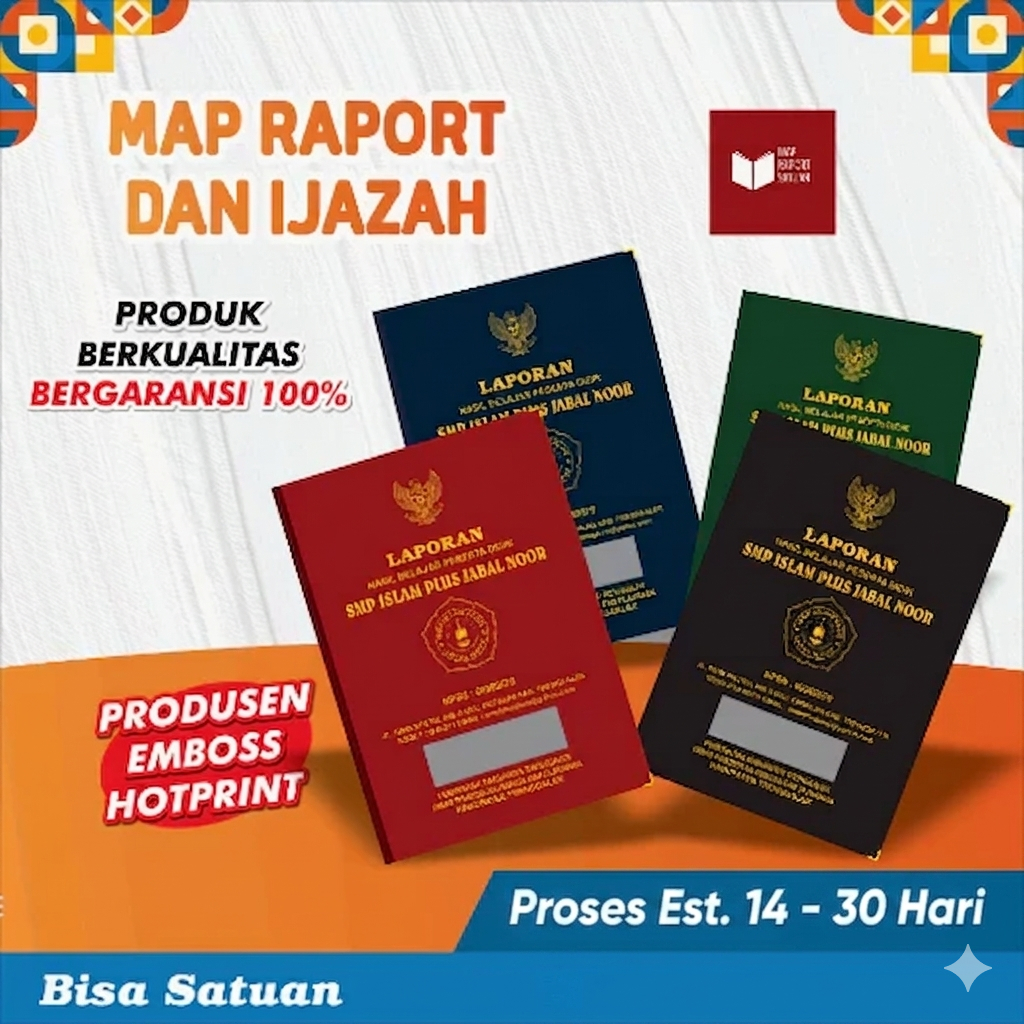 Jual Map Raport - Map Ijazah - Map K13 Bisa Satuan | Shopee Indonesia