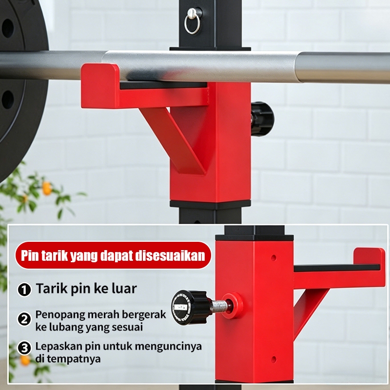 Jual Rak Squat dan Bench Press Tipe Terpisah | Tabung Persegi Tebal 5cm ...
