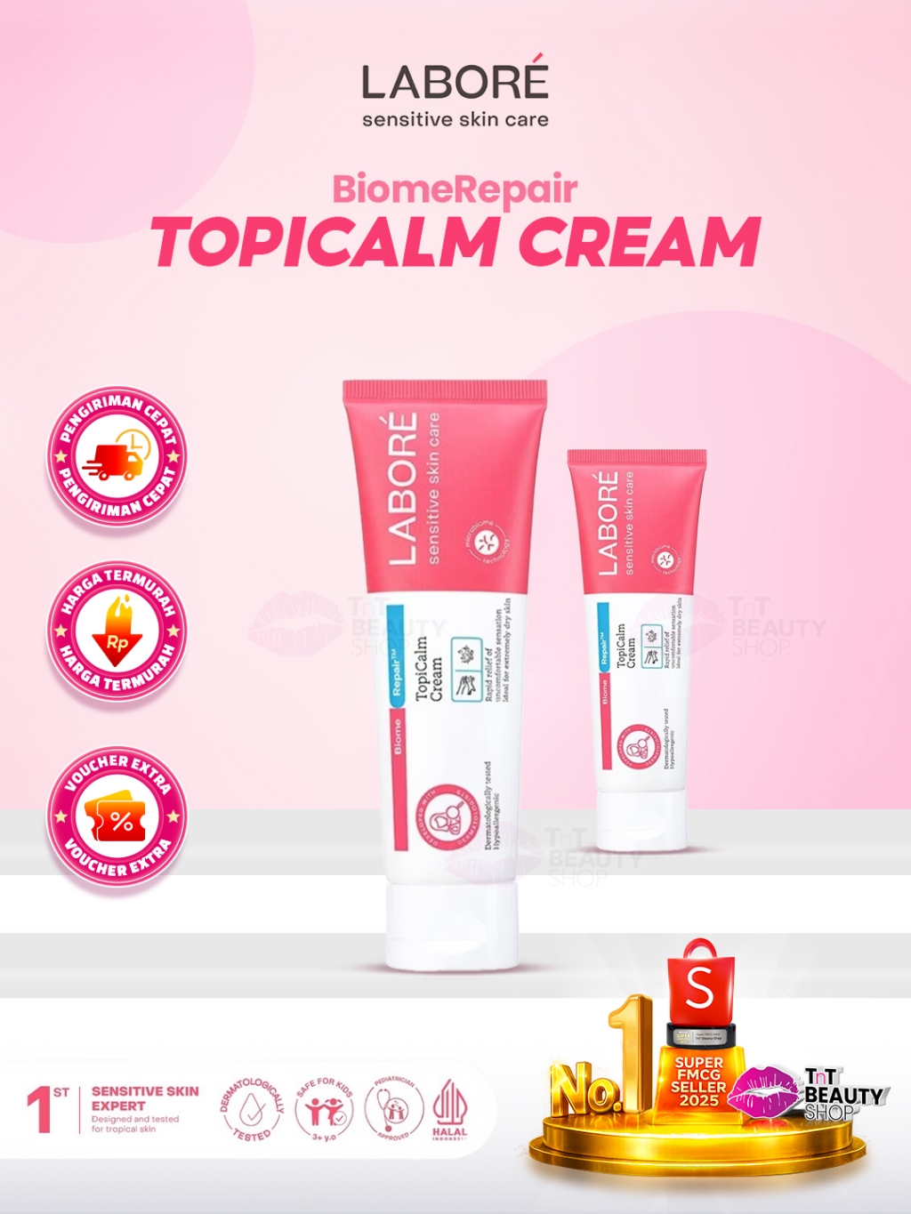 Jual LABORÉ Sensitive Skin Care BiomeRepair TopiCalm Cream | TnT Beauty ...