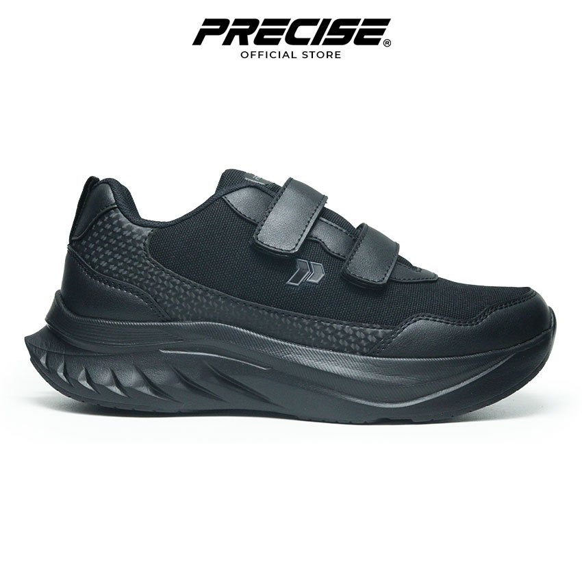 Jual Precise Evans VC W Sepatu Sneakers Sekolah Anak Pria - All Black ...