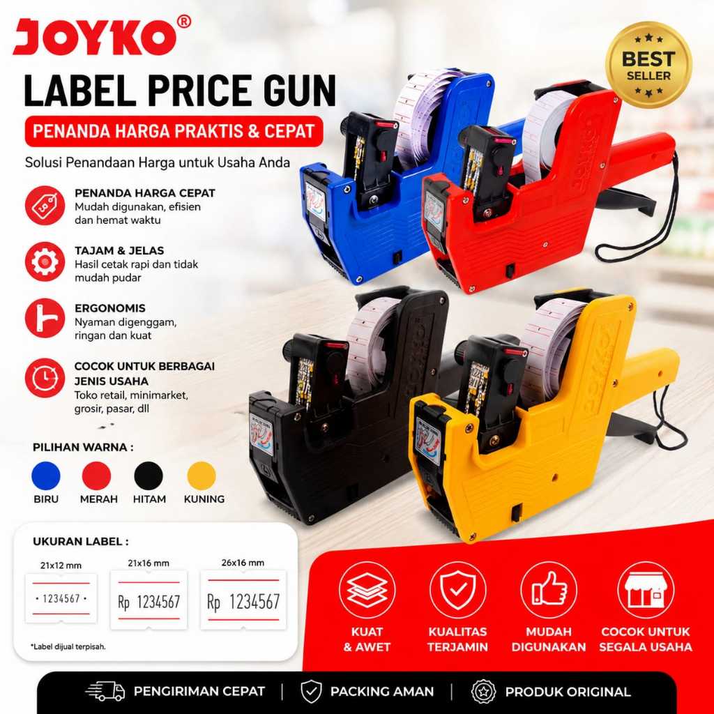 Jual Alat Label Harga Joyko MX 5500M / Price Labeller / Alal Label ...