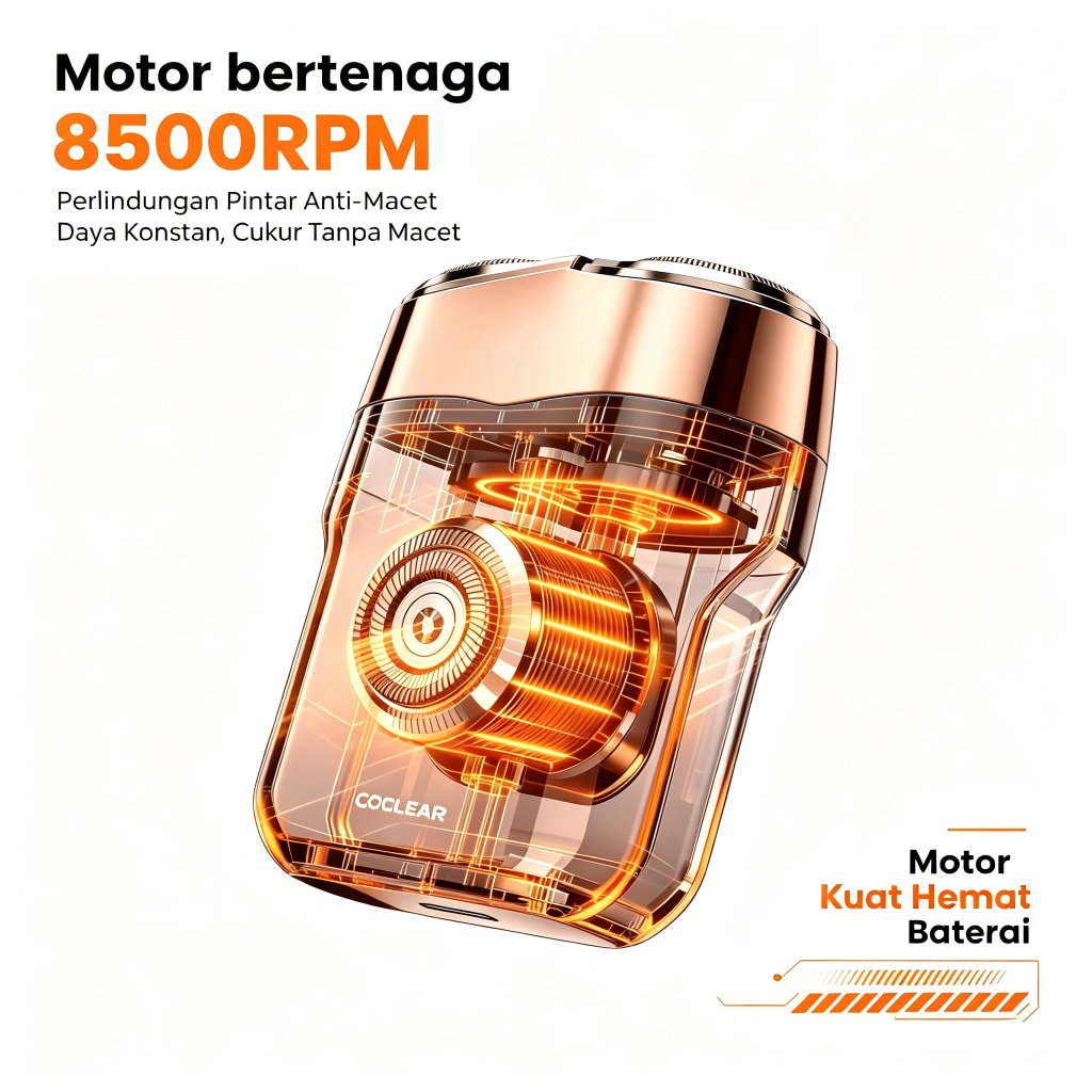 Jual COCLEAR CS007 Alat Cukur Elektrik Mini Portable Waterproof ...