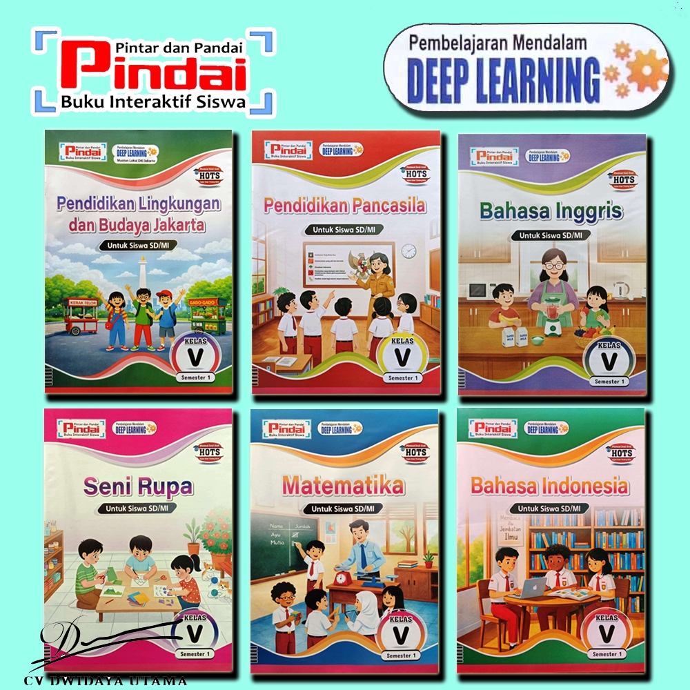 Jual LKS PINDAI SD/MI KELAS 5 -Kurikulum Merdeka (2026-2027) CV. ARYA ...