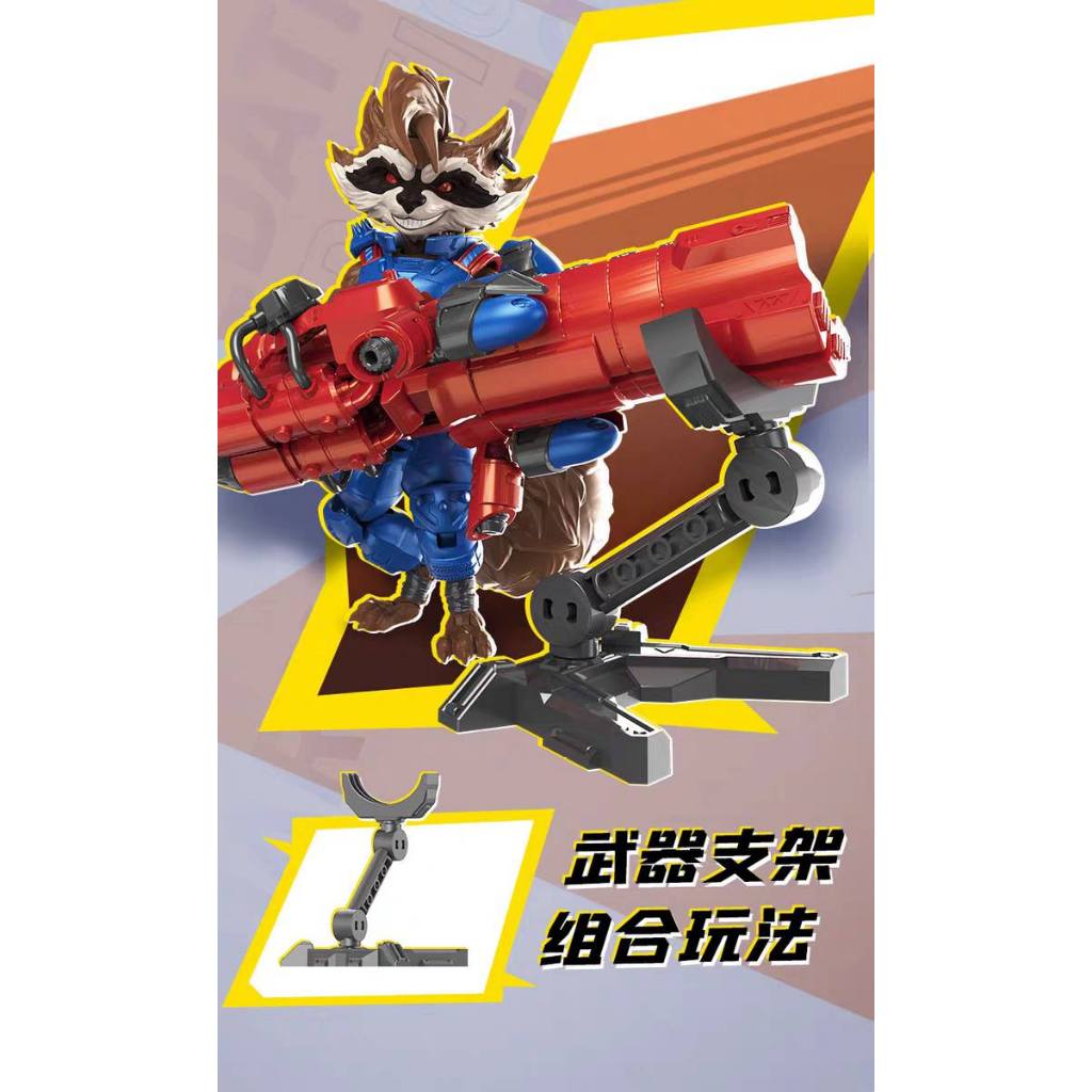 Jual Blokees/Buluke/Balok Marvel Rival Champion Class Rocket Racoon ...