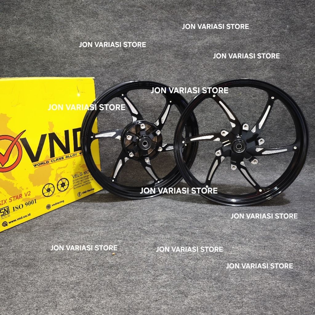 Jual VELG RACING ORIGINAL VND SIX STAR V2 NINJA RR 17X215 17X300 NINJA ...