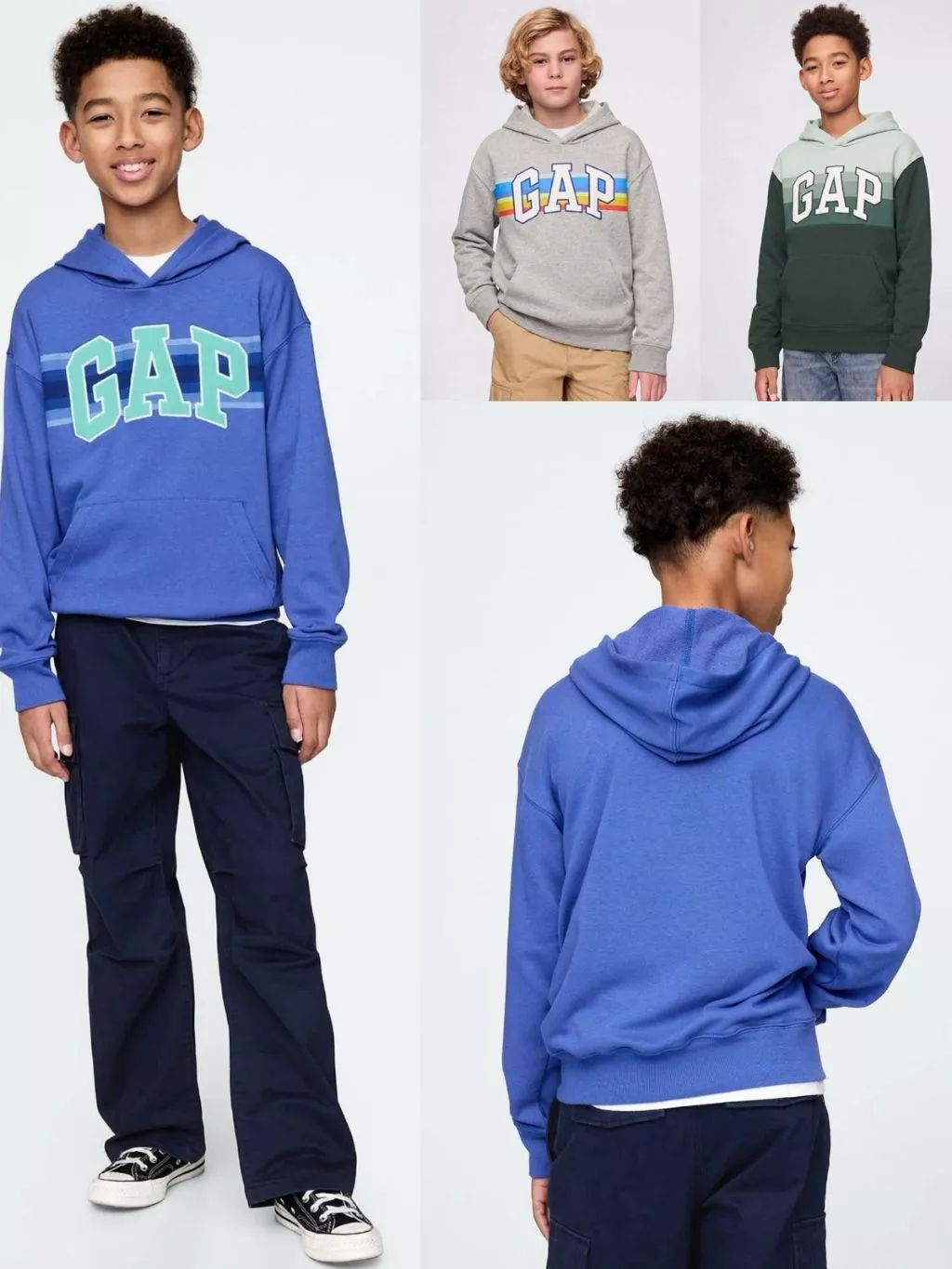 Sweater Hoodie Anak GP Kids Relaxed Logo Hoodie - 2417