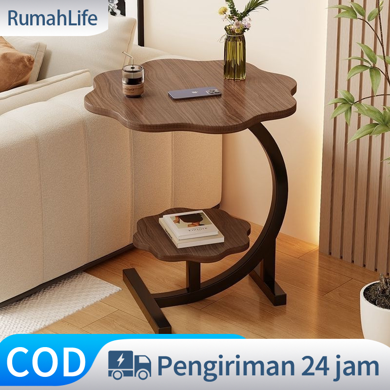 COD Meja Samping Sofa Coffe Table Meja Kopi Meja Nakas Meja Ruang Tamu Minimalis Meja Sudut Meja Tamu Kayu Meja Minimalis Modern Meja Dua Lapis