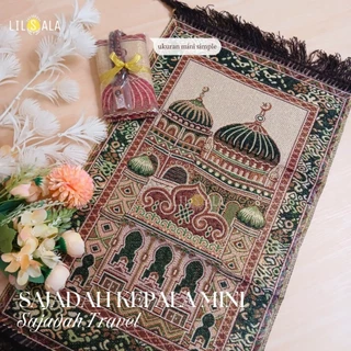 LILSALA Sajadah Kepala Mini Turki SK 35x60cm Sajadah Travel Lipat Praktis Premium