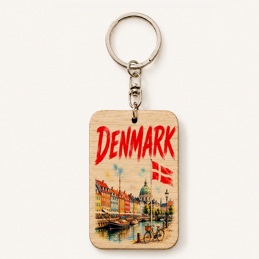 Jual Gantungan Kunci DenmarkKayu Souvenir Oleh-Oleh Denmark Keychain ...