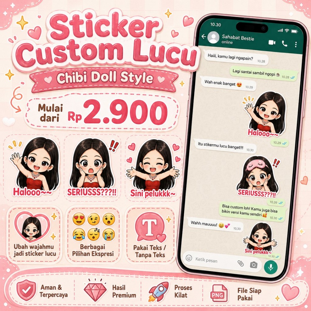 Jual Sticker Wa Terlengkap & Harga Terbaru Agustus 2026 | Shopee Indonesia