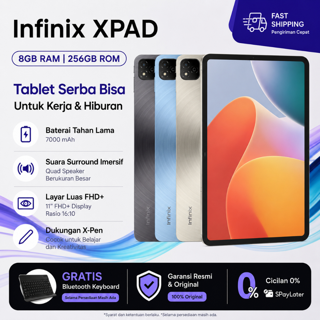 Jual Infinix Tablet Terlengkap & Harga Terbaru Juni 2026 | Shopee Indonesia